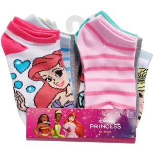Girls Disney 10pk. Princesses No Show Socks