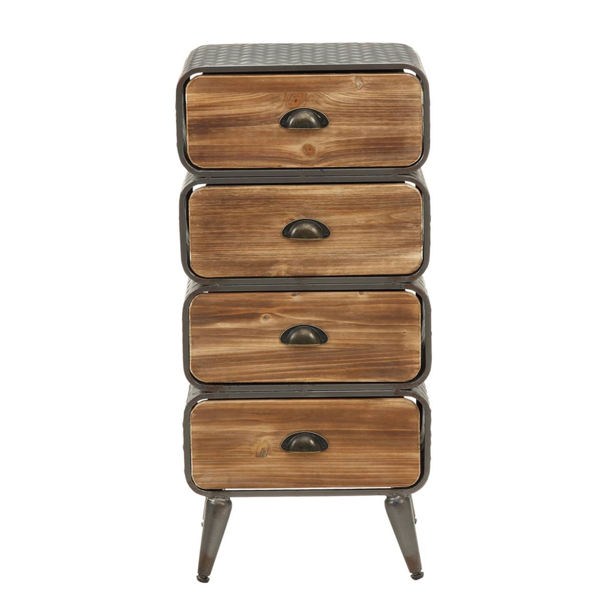 4D Concepts Urban Loft 4 Rounded Drawer Chest