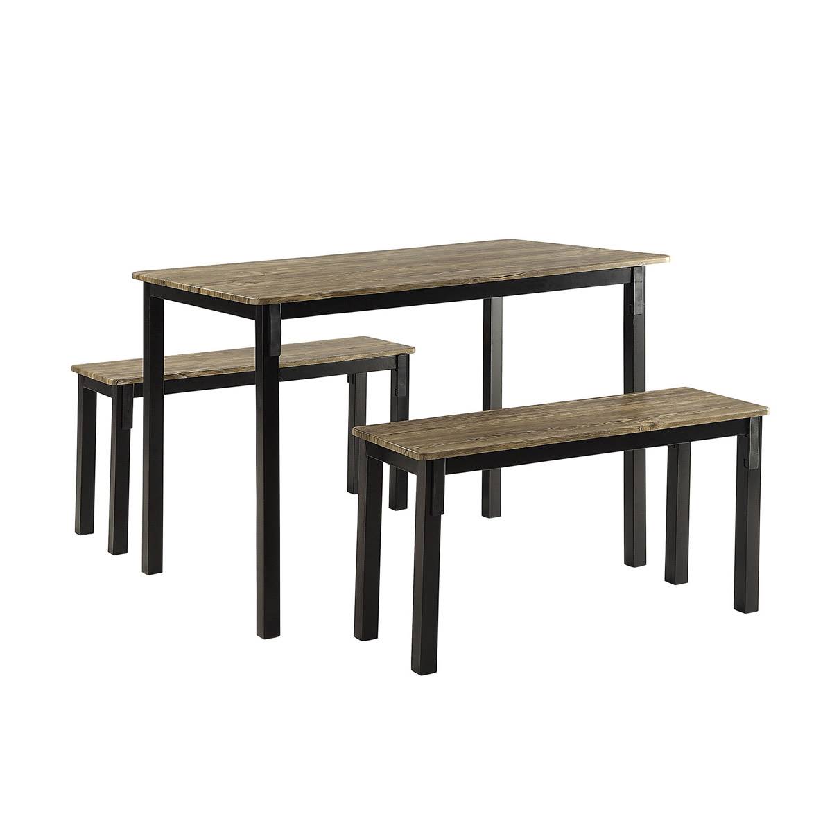 4D Concepts Toolless Boltzero Dining Table W/ 2 Benches
