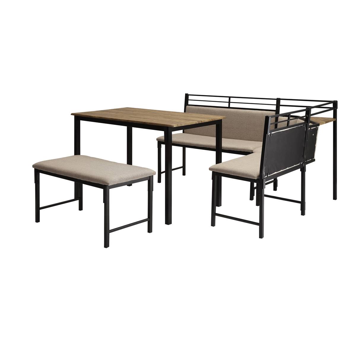 4D Concepts Toolless Boltzero Corner Nook Dining Set