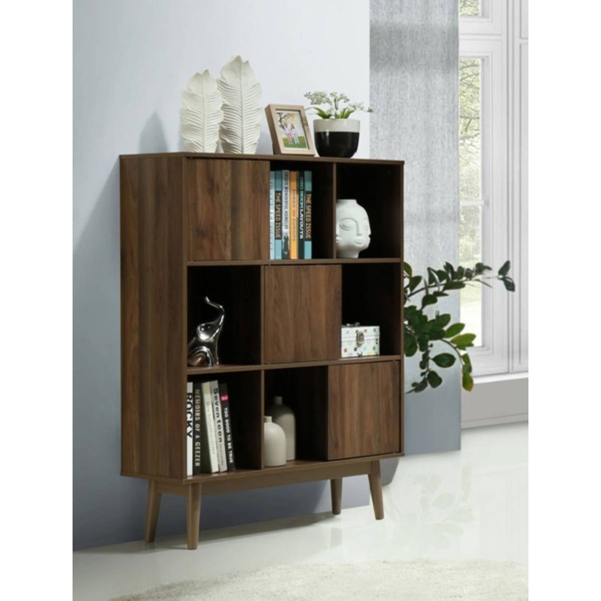 4D Concepts Montage Midcentury Room Bookcase