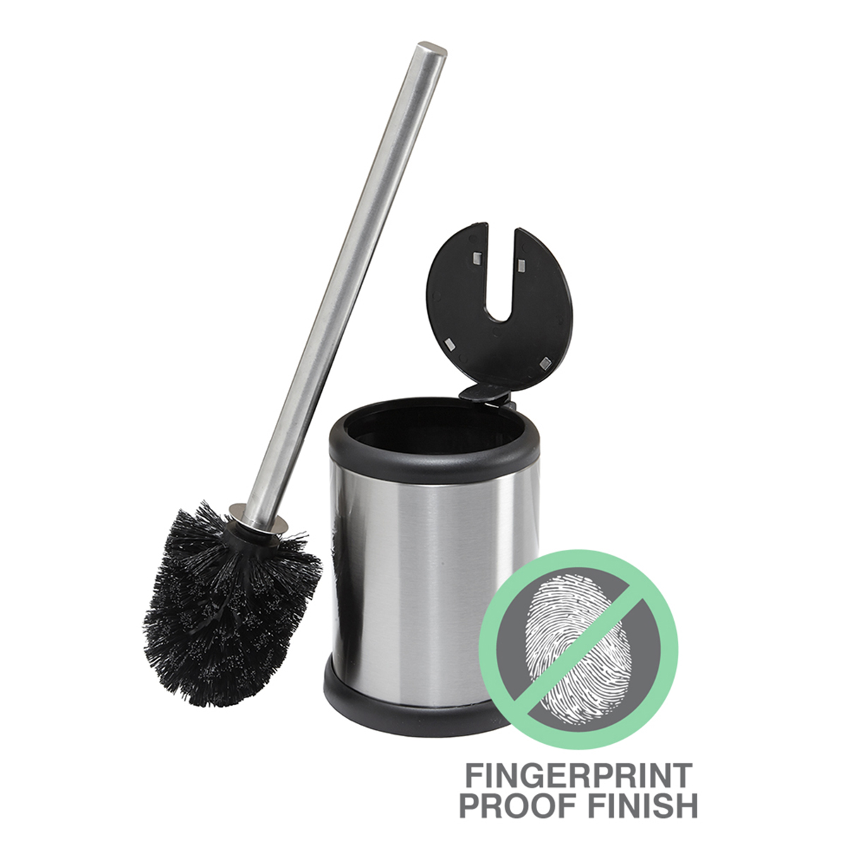 Stainless Steel Self Closing Toilet Brush