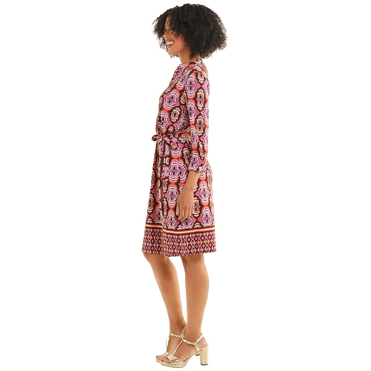 Womens Mlle Gabrielle Contrast Border Shirtdress