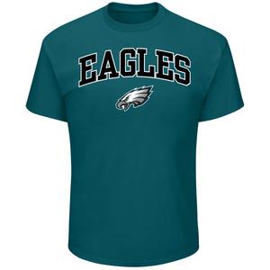 Mens Big & Tall NFL Philadelphia Eagles Name Retro Logo Tee