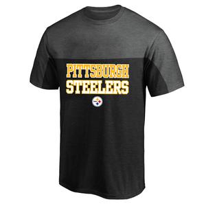 Mens Big & Tall NFL Pittsburgh Steelers Two-Tone Short Sleeve Tee