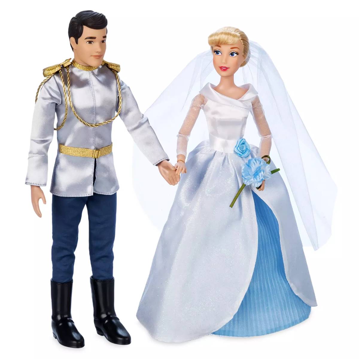 Disney Cinderella & Prince Charming Wedding Doll Set