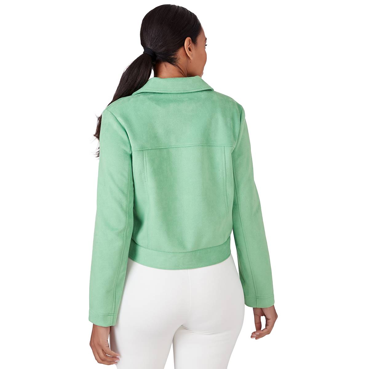 Petite Skye's The Limit Sky And Sea Long Sleeve Solid Jacket