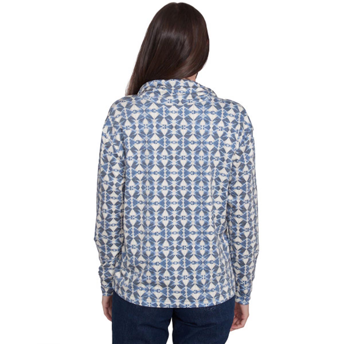 Womens Skye's The Limit Harbor Fest Diamond Batik Sweatshirt