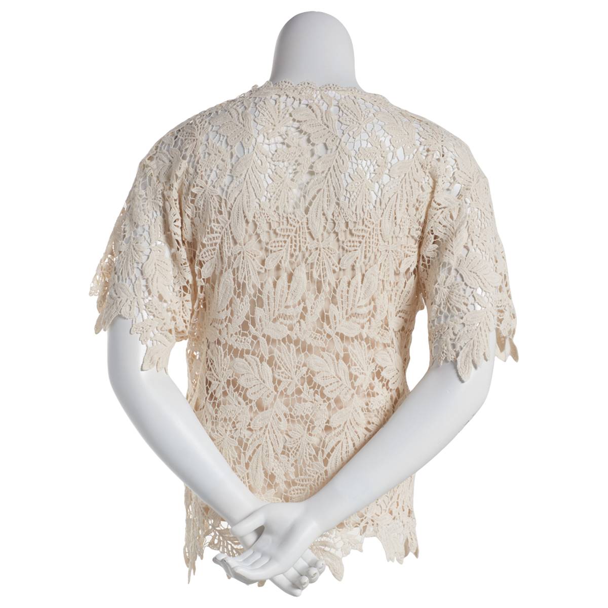 Womens Skye's The Limit Antibes Solid Lace Blouse
