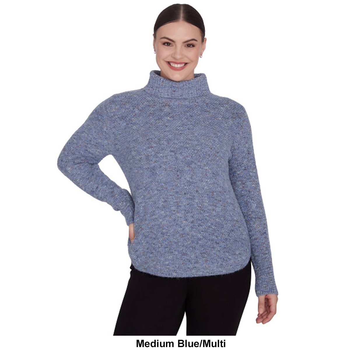 Womens Skye's The Limit Fashion Essentials Speckled Sweater