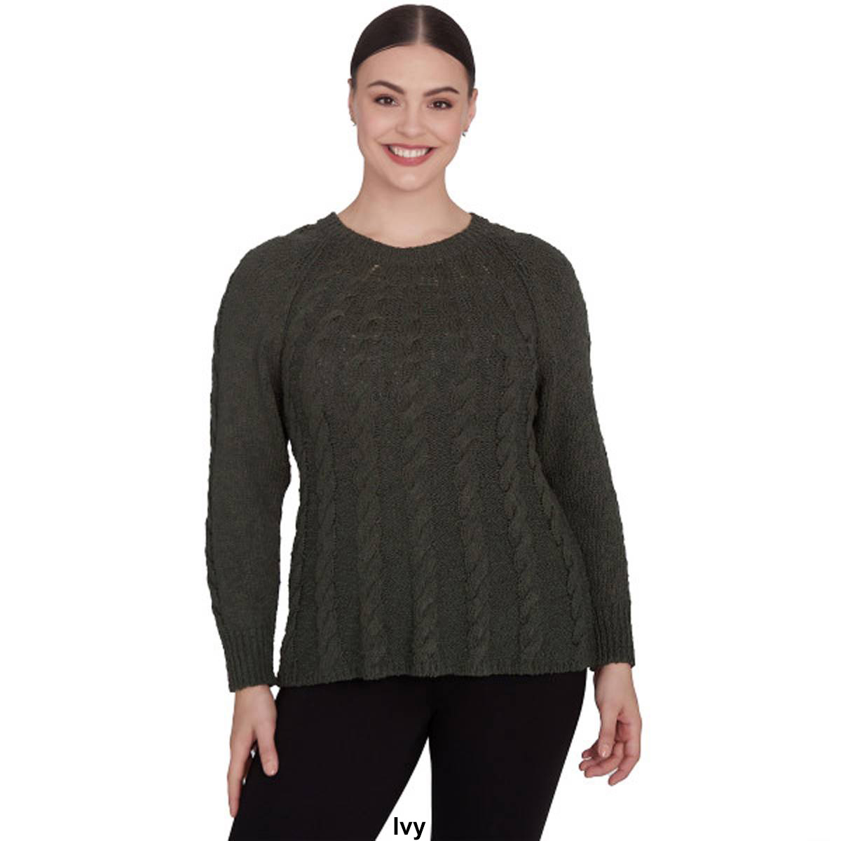 Womens Skye's The Limit Fashion Essentials Slub Yarn Sweater