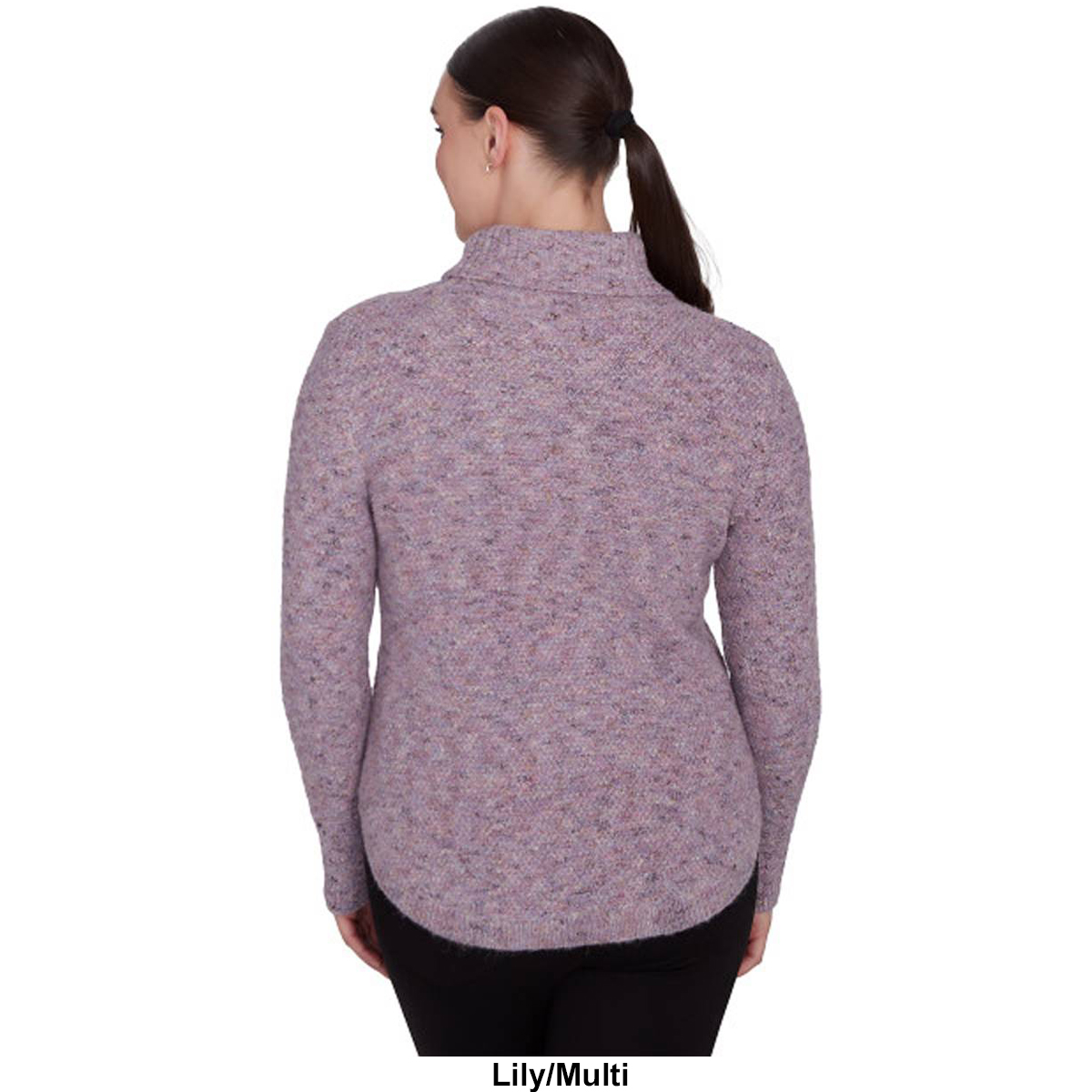 Womens Skye's The Limit Fashion Essentials Speckled Sweater