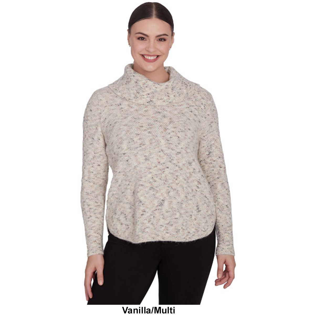 Womens Skye's The Limit Fashion Essentials Speckled Sweater