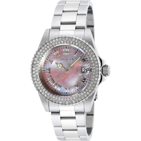 Womens Invicta Angel Stainless Steel Light Pink Dial Watch-19874