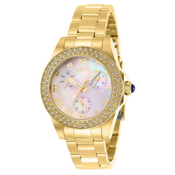 Womens Invicta Angel Mother of Pearl Dial Quartz Watch - 28481