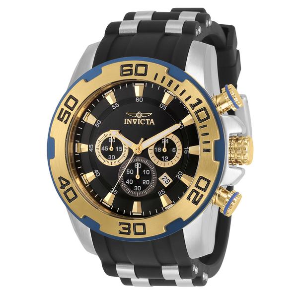 Mens Invicta Pro Diver Black Dial Quartz Watch - 30765
