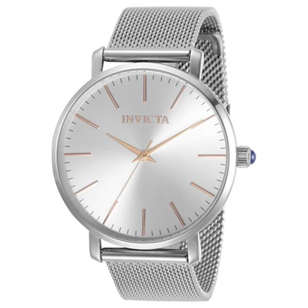 Womens INVICTA Angel Lady 38mm Silver Dial Quartz Watch - 31068