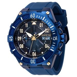 Mens Invicta Aviator Blue Dial Quartz Watch - 39893