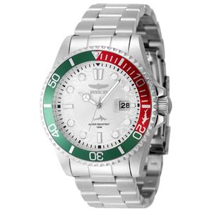 Mens Invicta Pro Diver Silver Dial Quartz Watch - 44714