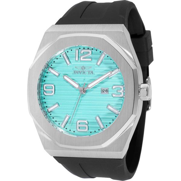 Mens Invicta Huracan Turquoise Dial Quartz Watch - 45773