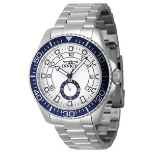 Mens Invicta Pro Diver White Dial Multi-Function Watch - 47124