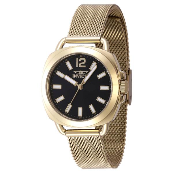 Womens Invicta Wildflower Black Dial Quartz Watch - 47324