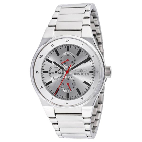 Mens Invicta Racing Silver Dial Quartz Watch - 47546