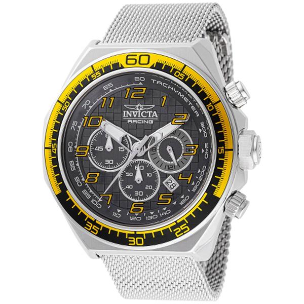 Mens Invicta Racing Black Dial Quartz Watch - 47899