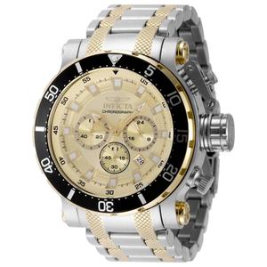 Mens Invicta Coalition Forces Gold Dial Quartz Watch - 49224