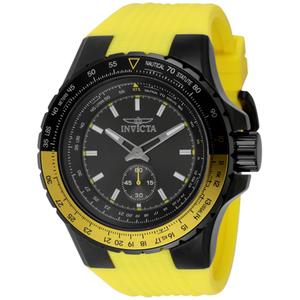 Mens Invicta Aviator Gunmetal Dial Quartz Watch - 49301