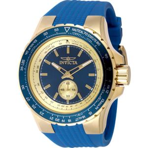 Mens Invicta Aviator Blue Dial Quartz Watch - 49307