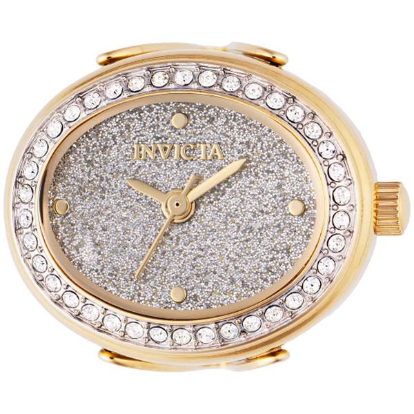 Womens Invicta Two-Tone Dial Quartz Mini Ring Watch - 49599