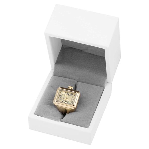 Womens Invicta 18mm Gold-Tone Mini Ring Watch - 49895