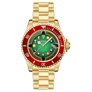 Mens Invicta Pro Diver Red/Green Dial Quartz Watch - 50522