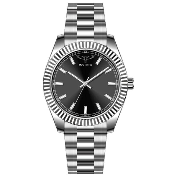 Mens Invicta Specialty Black Dial Quartz Watch - 69014