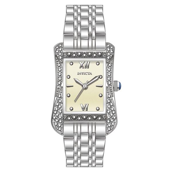 Womens Invicta Wildflower Beige Dial PC21S Quartz Watch - 69279
