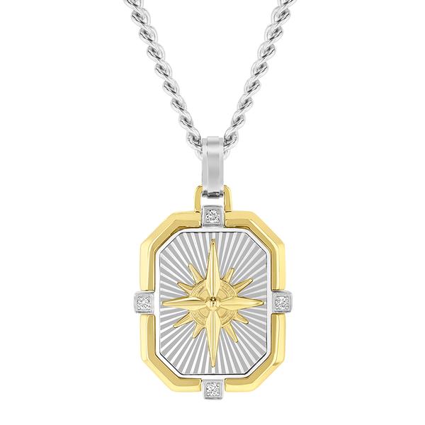 Mens Gentlemen's Classics(tm) Lab-Grown Diamond Pendant Necklace