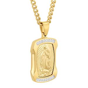 Mens Nova Star(R) Forged Lab Grown Diamond Guadalupe Pendant alternate view