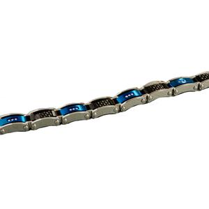 Mens Nova Star(R) Forged 1/10ctw. Lab Grown Diamond Link Bracelet