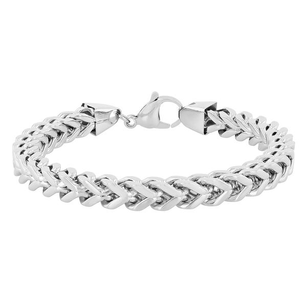 Mens Gentlemen's Classics(tm) Stainless Steel Franco Bracelet
