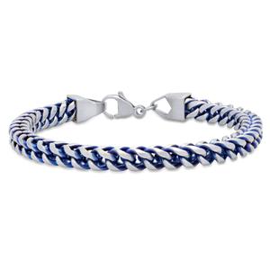 Mens Gentlemen's Classics(tm) Stainless Steel Two-Tone Link Bracelet