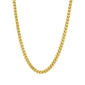 Mens Gentlemen's Classics(tm) Stainless Steel Franco Chain Necklace