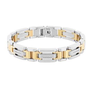 Mens Gentlemen's Classics(tm) Two-Tone Stainless Steel Bracelet alternate view