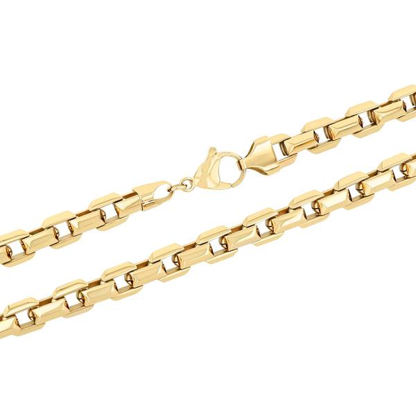 Mens Gentlemen's Classics(tm) Stainless Steel Beveled Link Chain alternate view