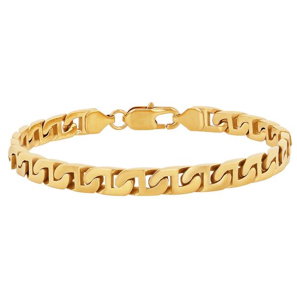 Mens Gentlemens Classics(tm) Gold-Tone Ion Plated Mariner Bracelet