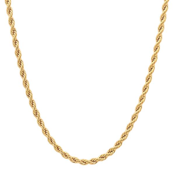 Mens Gentlemen's Classics(tm) Gold-Tone Stainless Steel Necklace