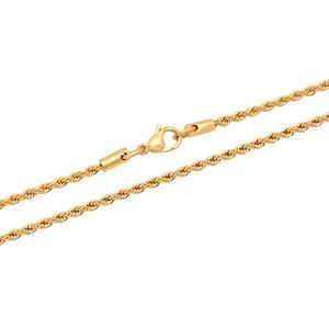 Mens Gentlemen's Classics(tm) Gold-Tone Stainless Steel Necklace alternate view