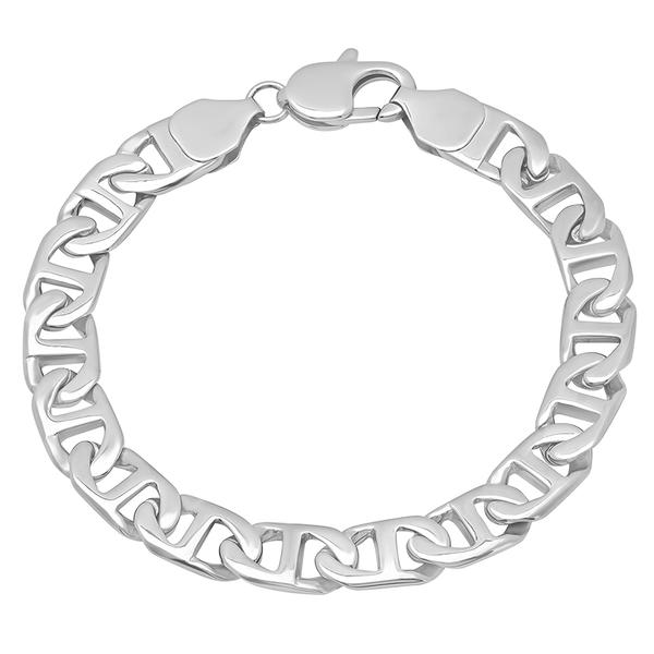 Mens Gentlemens Classics(tm) Stainless Steel Mariner Link Bracelet