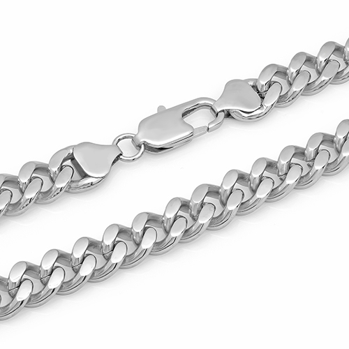 Mens Gentlemen's Classics(tm) Stainless Steel Curb Necklace