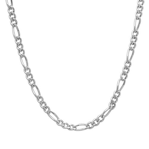 Mens Gentlemens Classics(tm) 24in. Figaro Chain Necklace